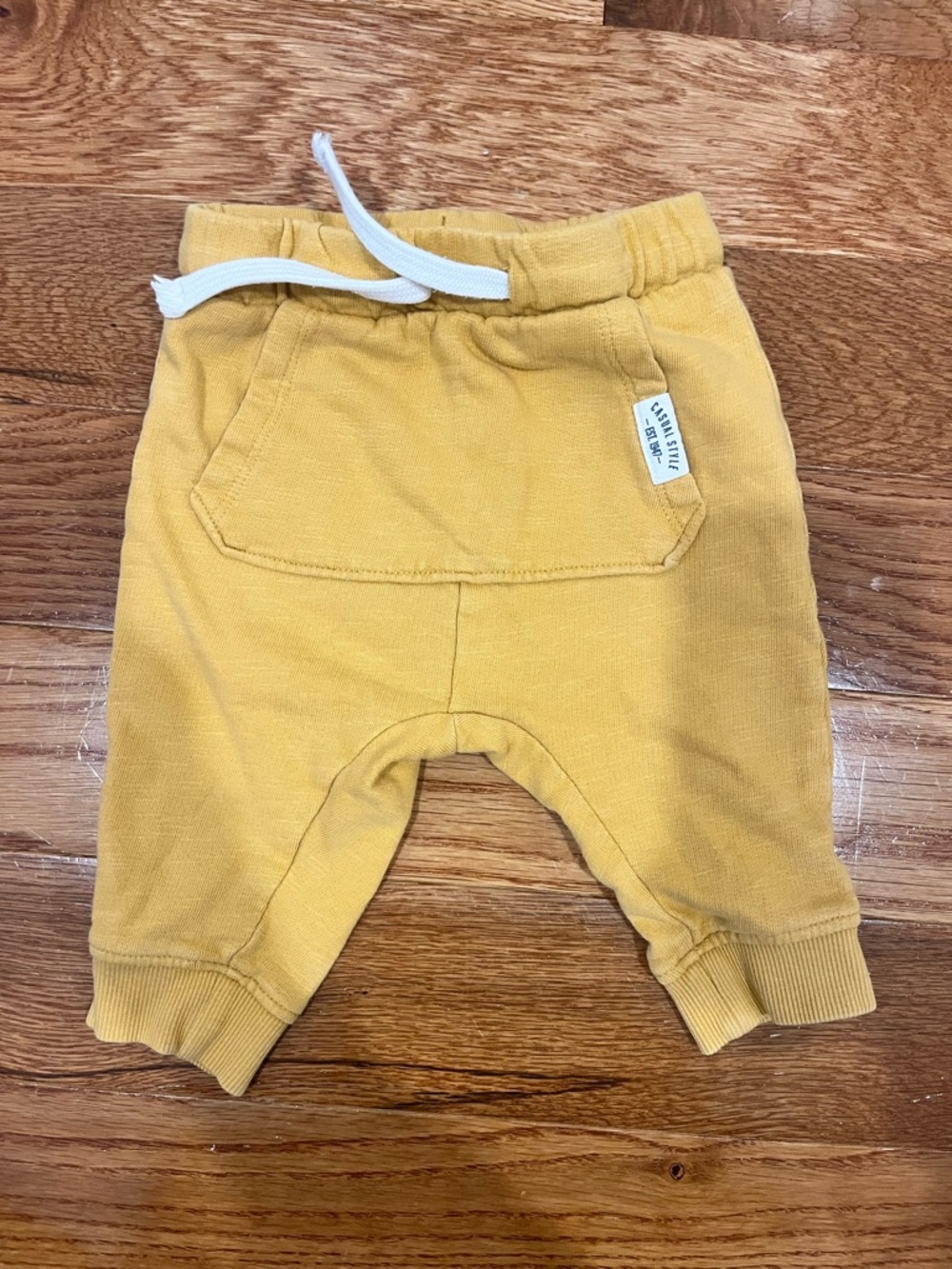 H&M Mustard Yellow Baby Jogger Pants